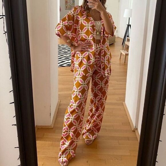 Zara Set Printed 2 Piece Matching Set Size XS - Picture 8 of 16